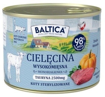 BALTICA SMAKI REGIONÓW Kot dorosły Cielęcina 185g
