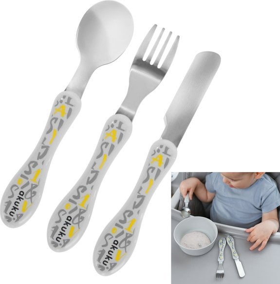 Akuku A0103 SZTUĆCE METAL 3SZT