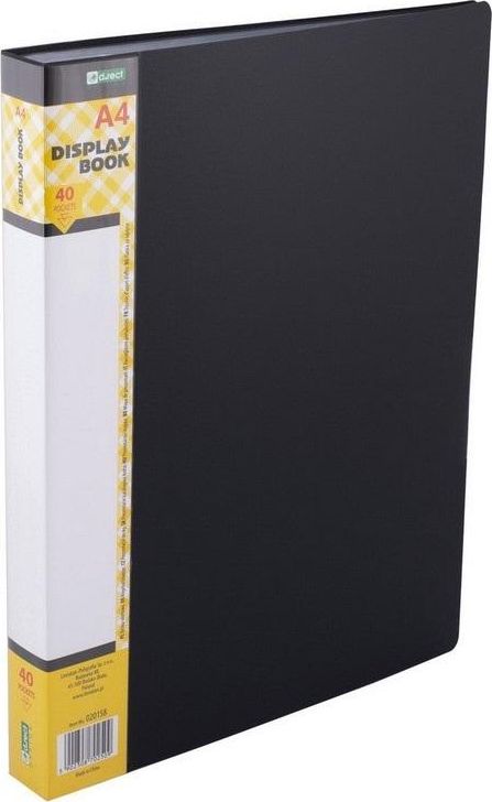 D.Rect Teczka ofertowa 40 koszulek czarna D.RECT