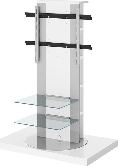 Elior Stolik RTV z uchwytem Emma biały 55''