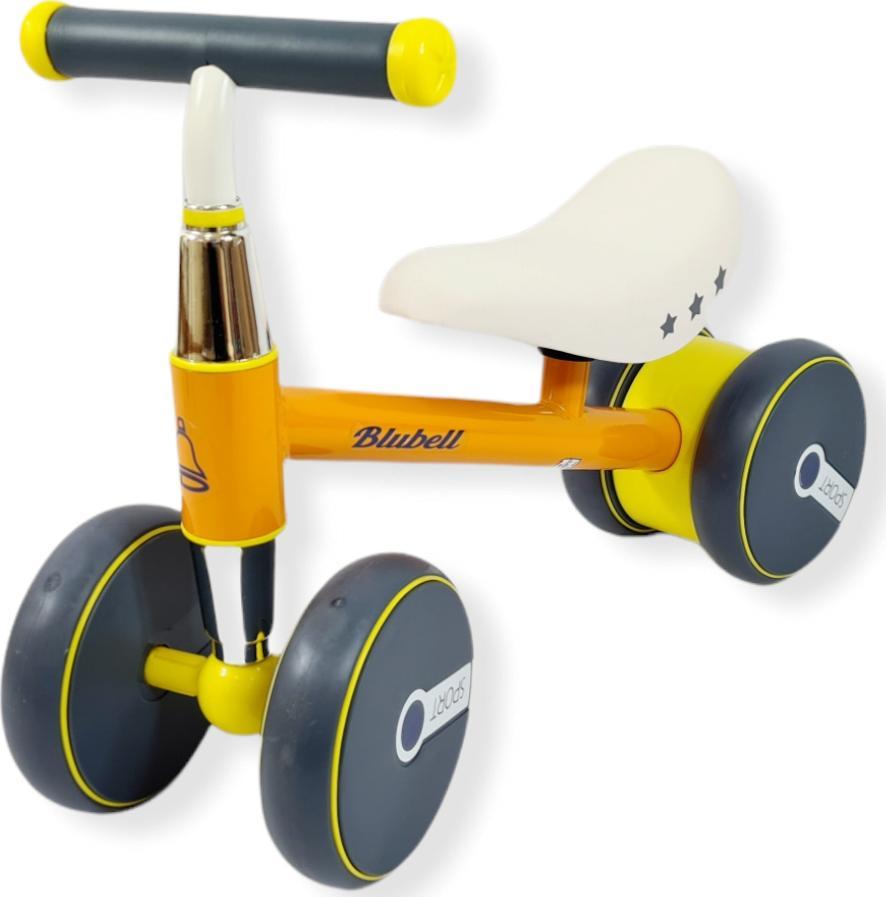 BLUBELL Rowerek stalowy czterokołowy Blubell 1002 pomarańczowy