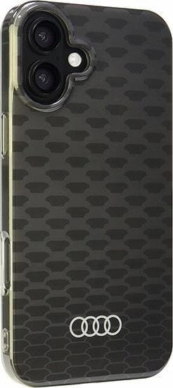 Audi Audi IML Stitching Pattern MagSafe iPhone 16 Plus 6.7" czarny/black hardcase AU-IMLMIP16M-Q5/D3-BK