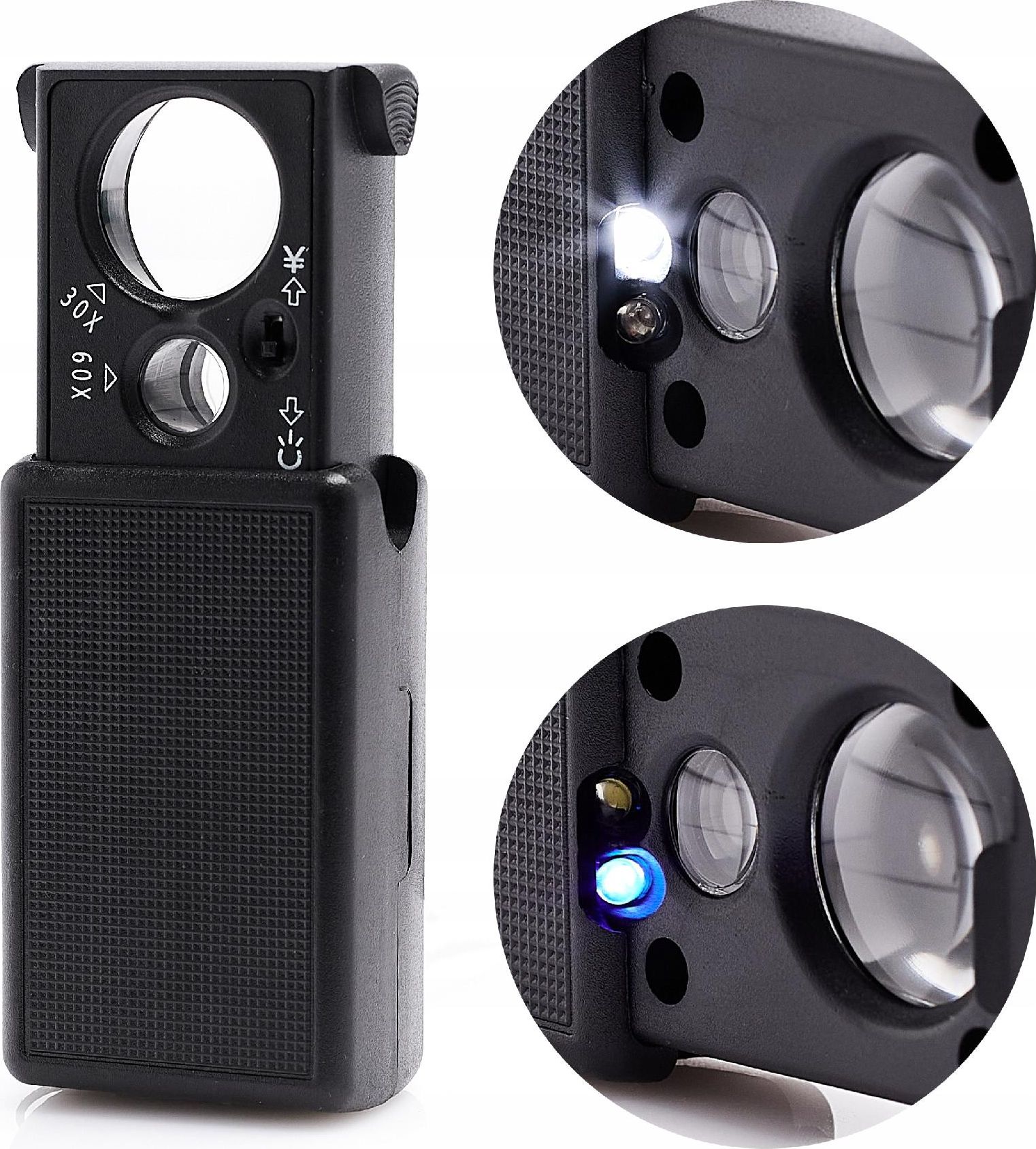 Techrebal Lupa kieszonkowa 30x/60x