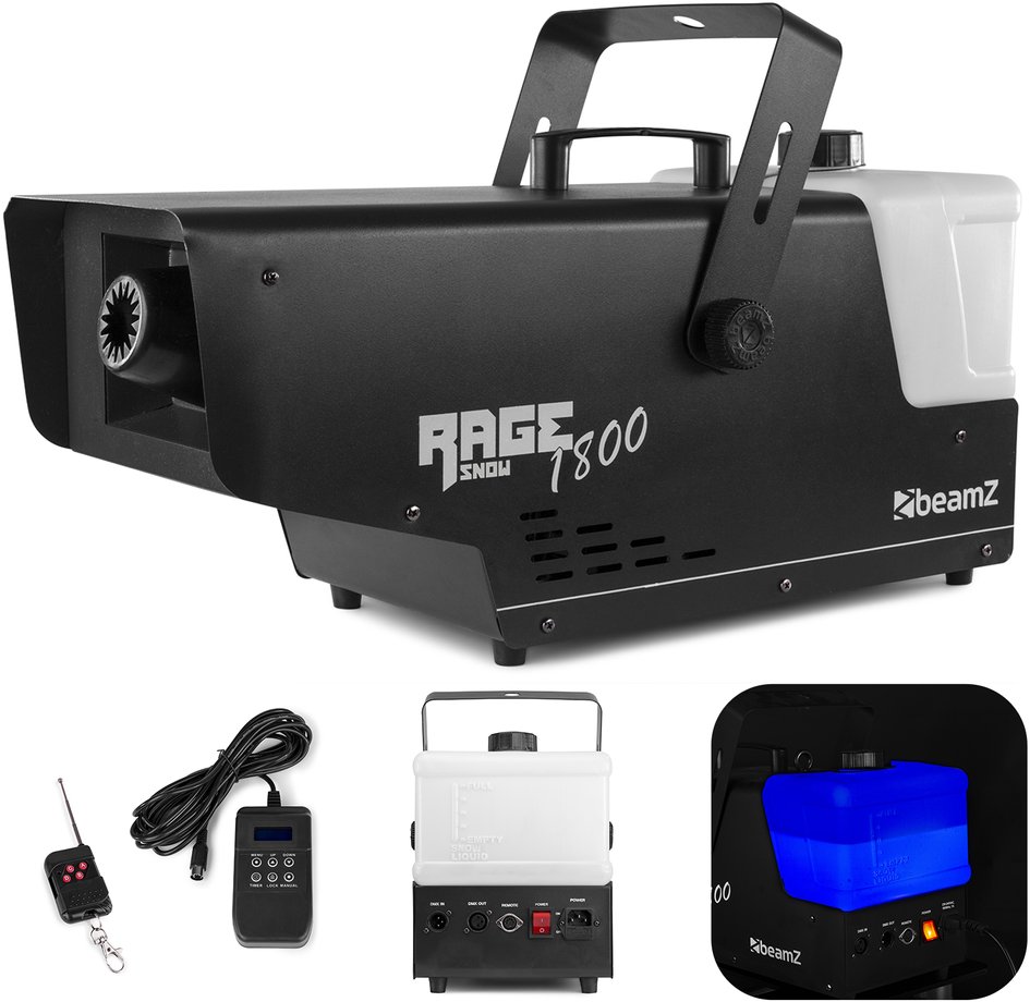 Wytwornica śniegu Rage1800 Beamz pilot timer one size