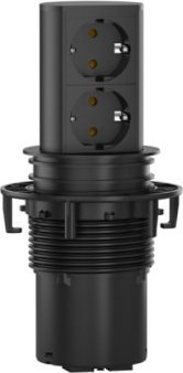 Bachmann BACHMANN Lift 2xCEE7/3, AEH, czarny, 2 m