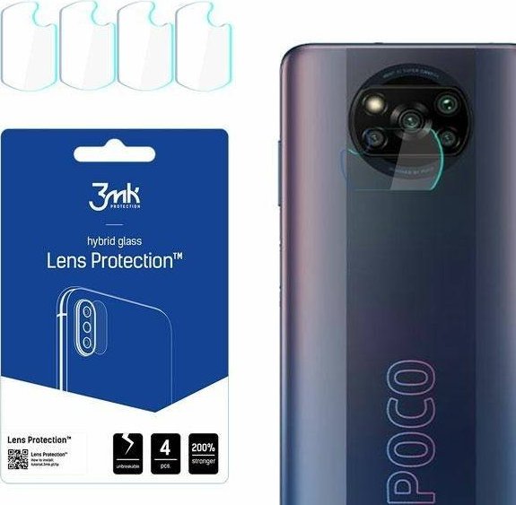 3MK 3MK Lens Protection Pro iPhone 14 6.1" niebieski/sierra blue Ochrona na obiektyw aparatu z ramką montażową 1szt