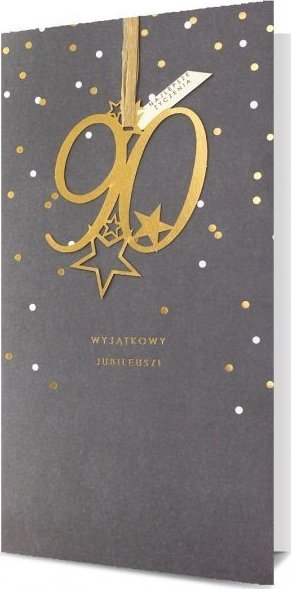 Pan Dragon KARNET HM-100 90 URODZINY SZARE