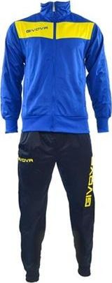 Givova Dres sportowy Visa Givova niebiesko-żółty 2XS