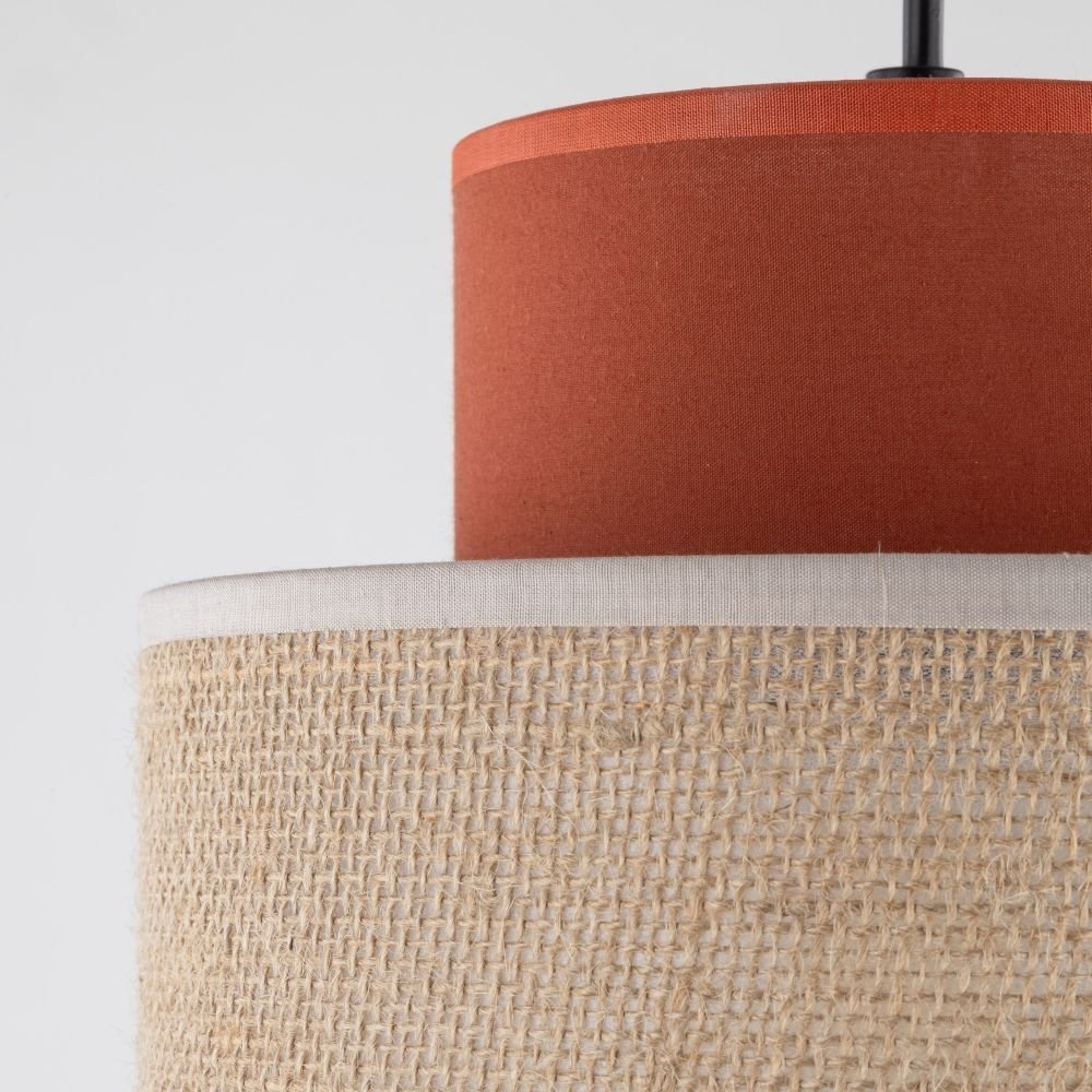 Lampa wisząca DUO JUTA BROWN 3139 TK Lighting