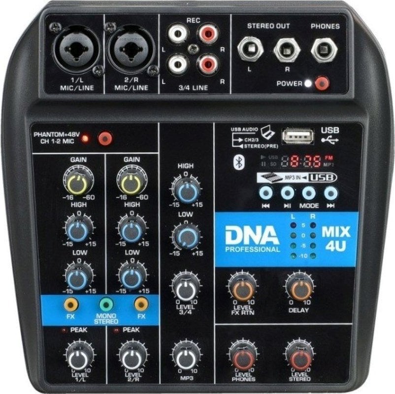 DNA DNA MIX 4U - Mikser audio USB MP3 Bluetooth analogow