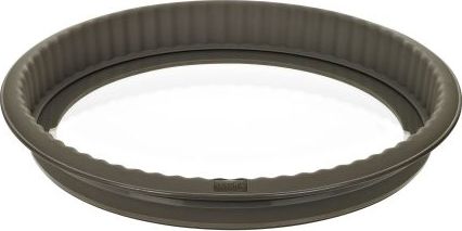 Lurch Forma Lurch Flexiform do tarty ze szklanym dnem, 26 cm, brązowa