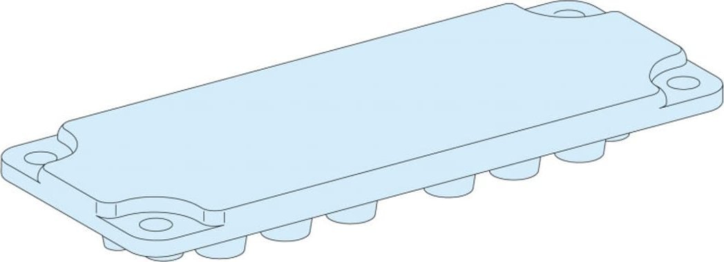 Schneider Electric Prisma Plus G Płyta dławnicowa pełna IP30 LVS08881