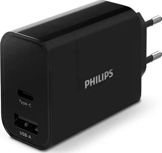 Ładowarka Philips DLP2621/12 1x USB-A 1x USB-C 3 A (DLP2621/12)