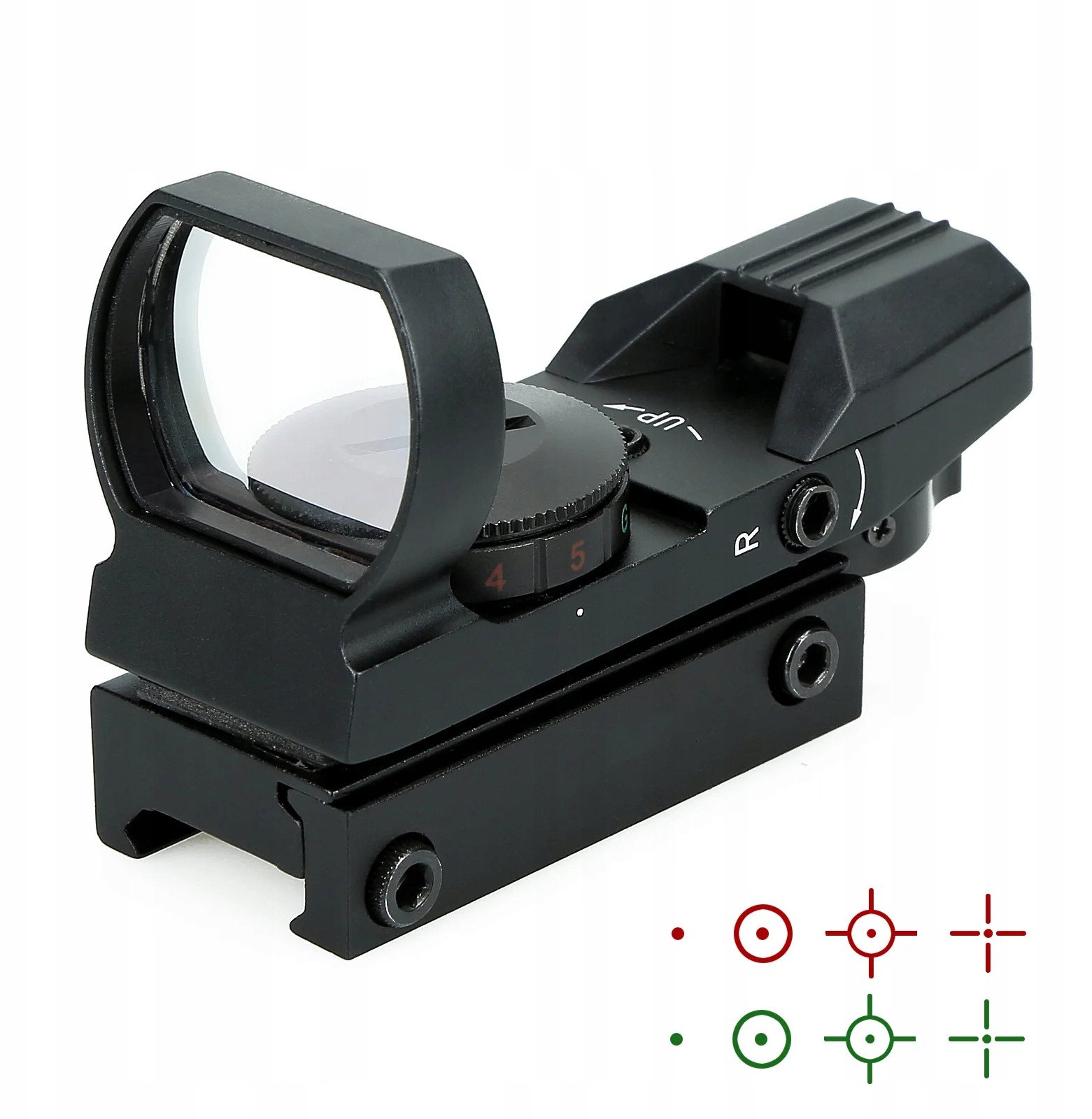 KOLIMATOR Picatinny 20mm CELOWNIK kropki ASG Myśliwski STRZELECKI 4 wzory