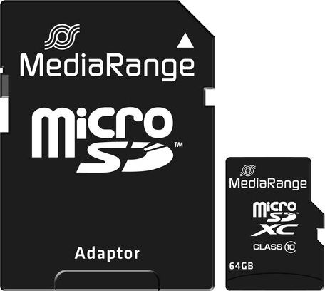 Karta MediaRange MicroSDXC 64 GB Class 10 UHS-I (MR955)