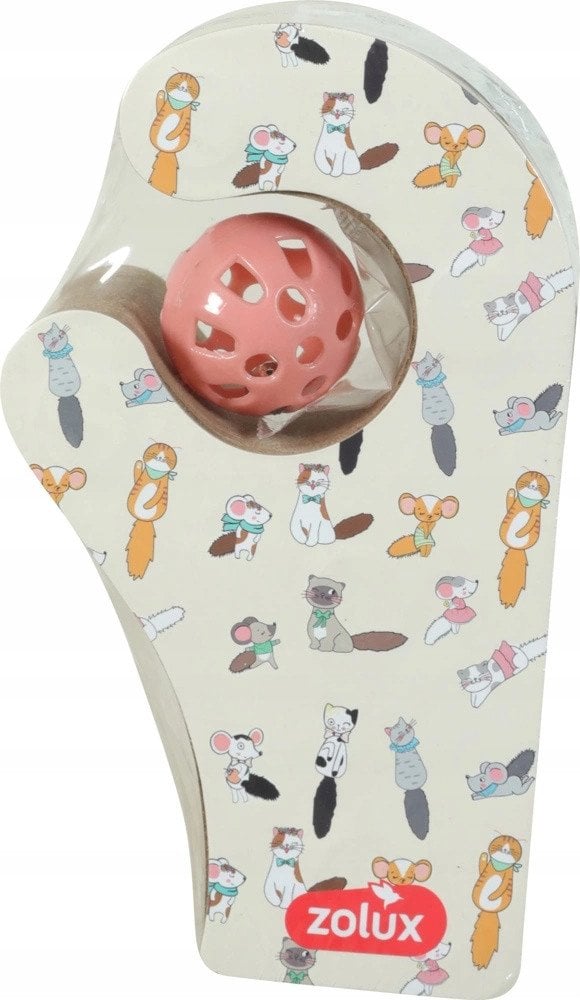 ZOLUX Drapka dla kota składana CHATOUILLE łapka z piłką i kocimiętką