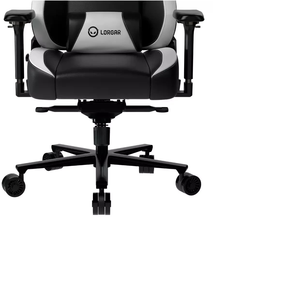LORGAR Fotel Gamingowy Base 311, Czarno Biały