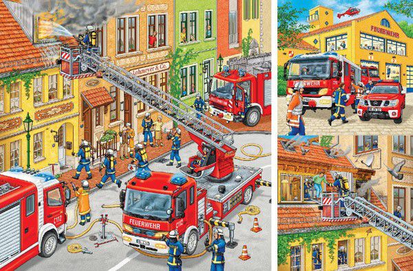 Ravensburger Puzzle 3w1, Strażacka ekipa (RAP 094011)