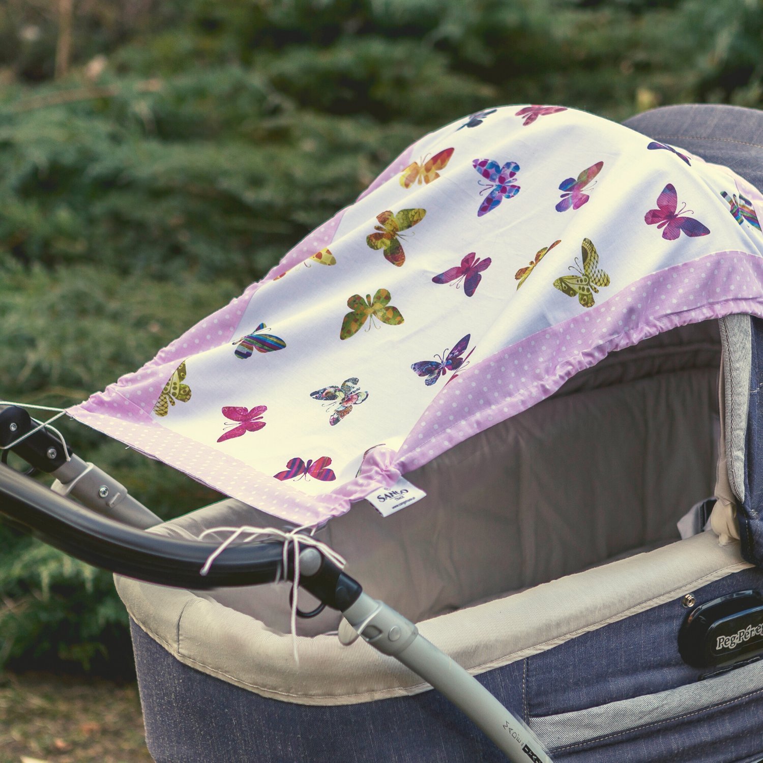 Sango Trade ŻAGIEL PRZECIWSŁONECZNY - MOTYLKI