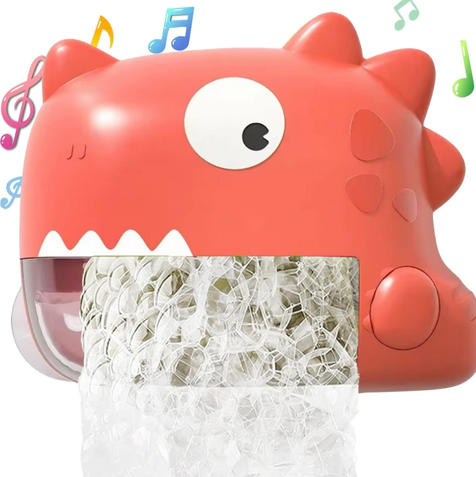 Woopie WOOPIE Zabawka do Kąpieli Dinozaur do Robienia Piany Pomarańczowy