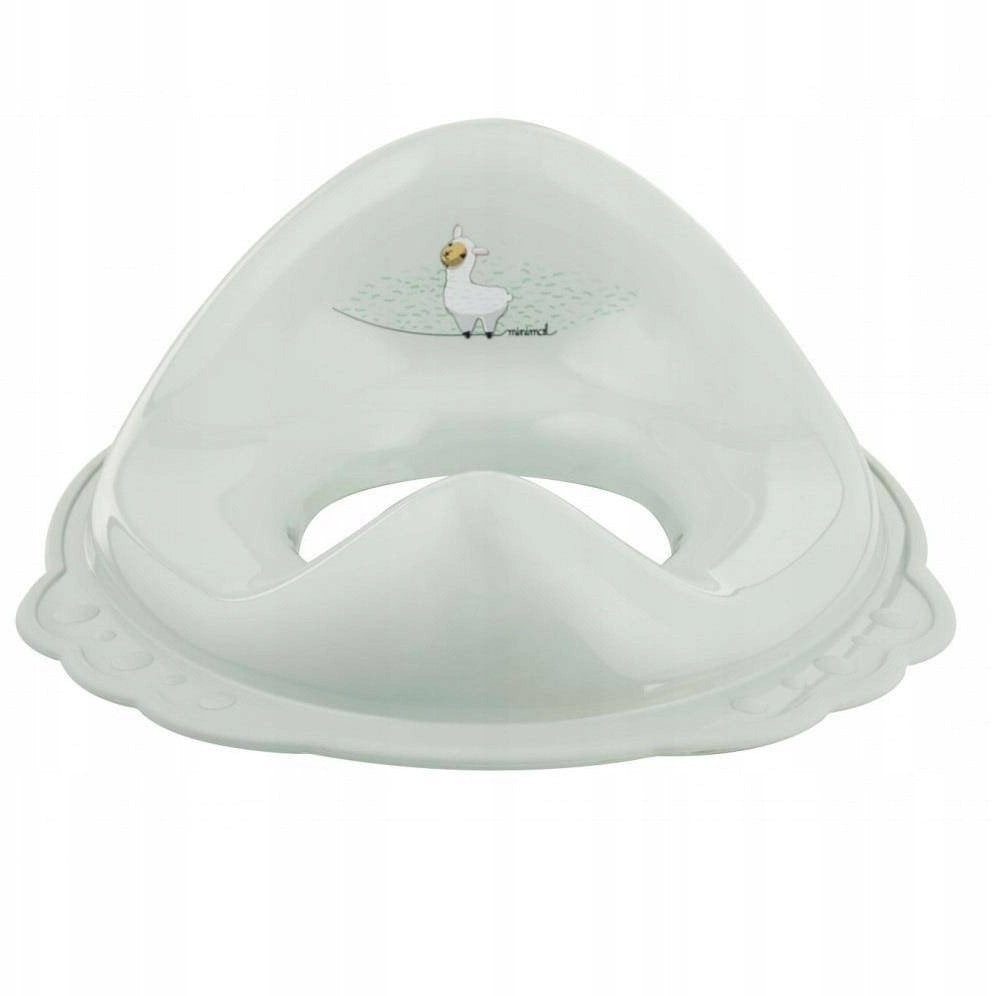 Maltex Nakładka na sedes z gumkami antypoślizgowymi Lama szałwiowa zieleń