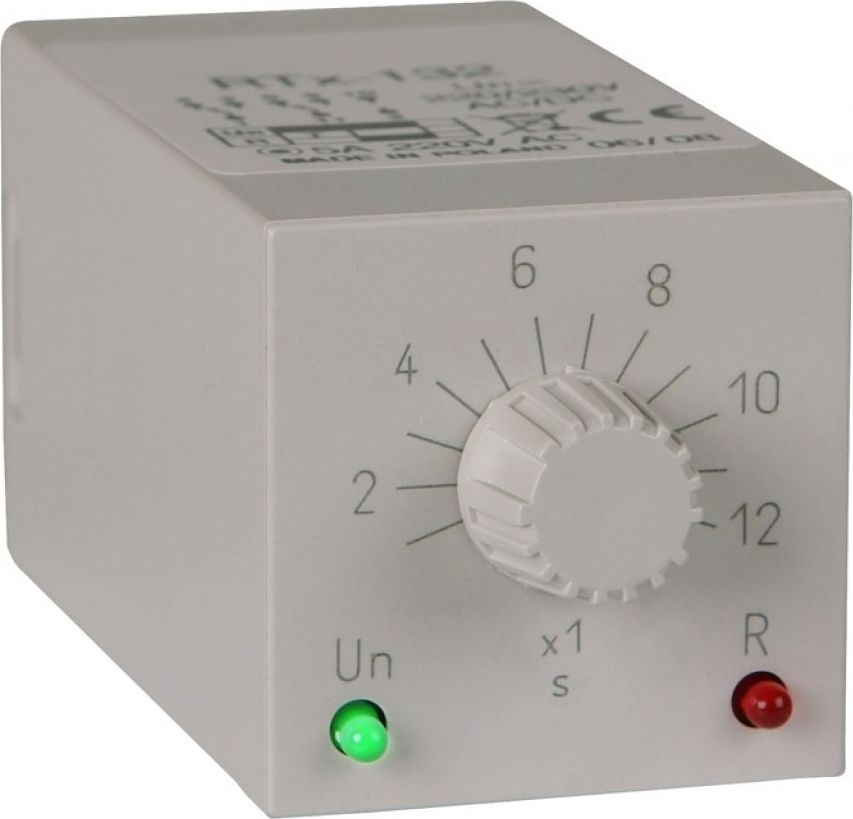Schneider Electric przekaźnik czasowy 2P 5A 10-120min 220-230V AC/DC opóźnione załączenie RTX-132 220/230 AC/DC 120min (2002669)