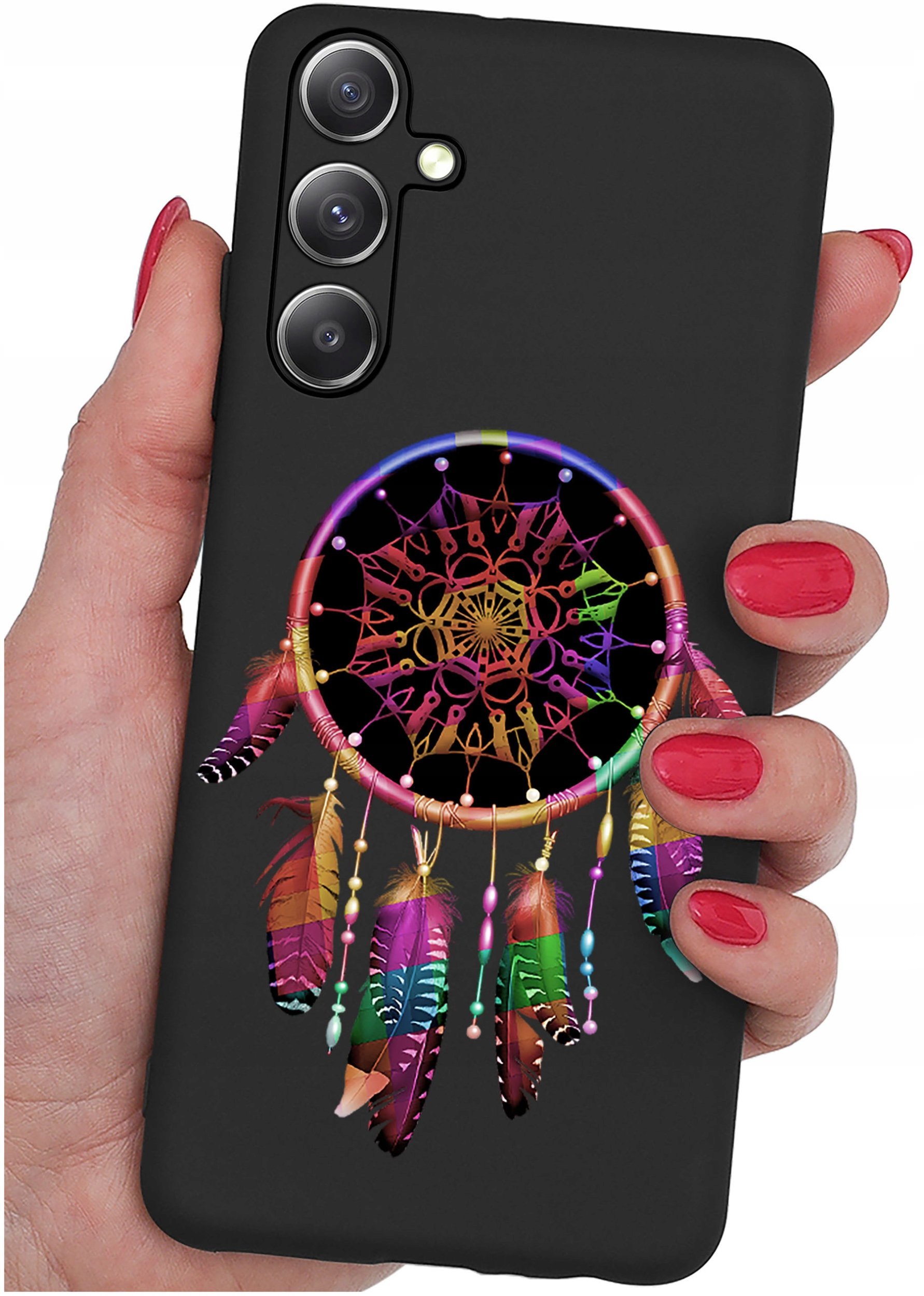 Etui do Samsung Galaxy A16 5G WZORY |SILIKONOWE MATT CASE + SZKŁO 9H