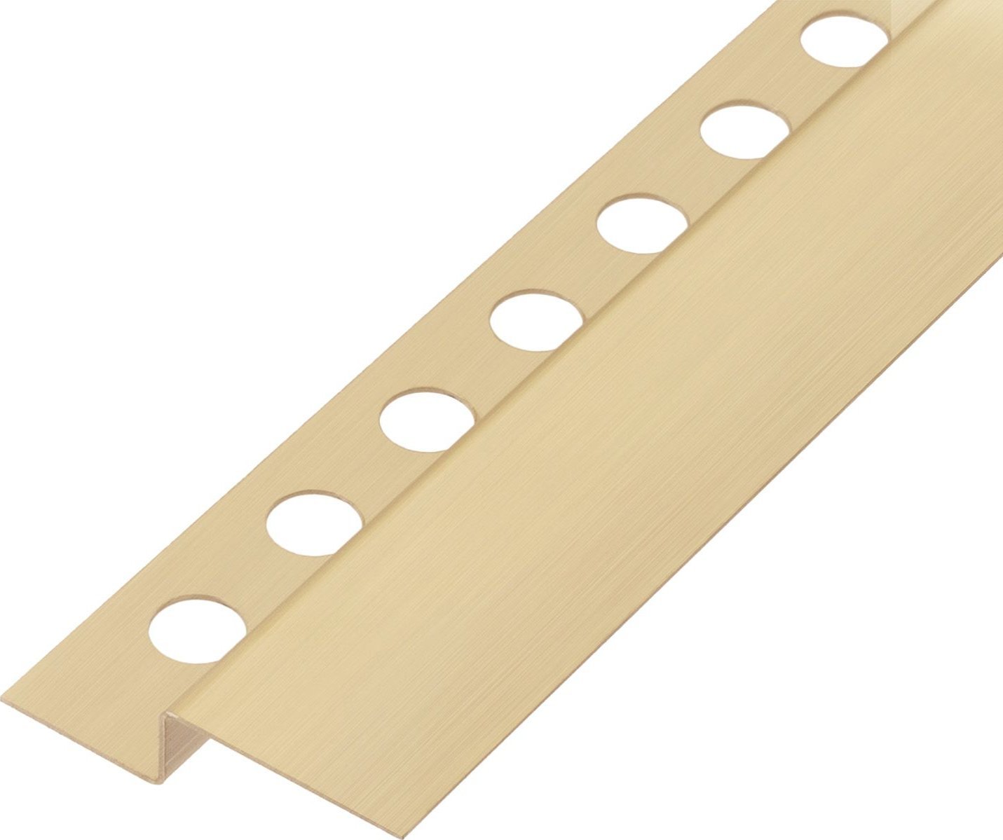 Rea Listwa brodzikowa czołowa 130cm Złota Szczotkowana