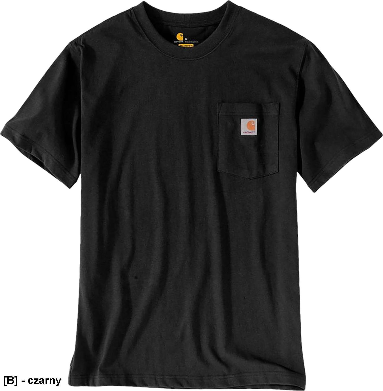 R.E.I.S. CA-TSHIRT - T-shirt męski Carhartt Workwear Pocket K87 - czarny M