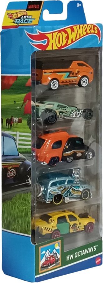 Mattel Autka Hot Wheels - HW Getaways - 5 pak (HTV46)