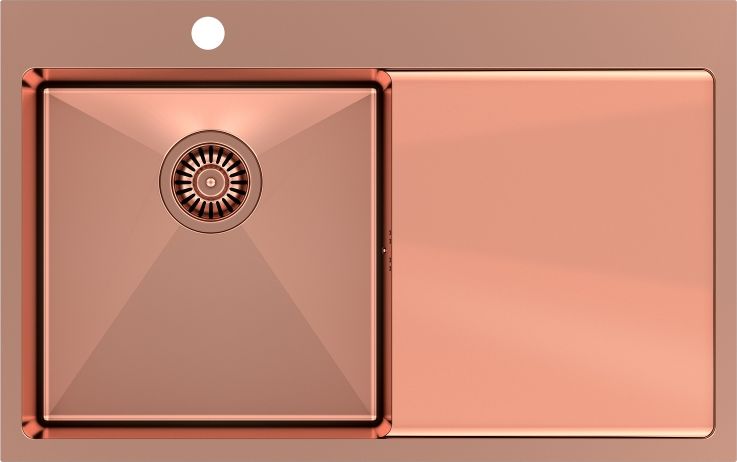 Zlewozmywak Quadron RUSSEL 111 SteelQ PVD miedziany