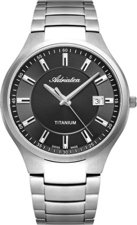 Zegarek Adriatica Zegarek męski Adriatica A8329.4114Q srebrny