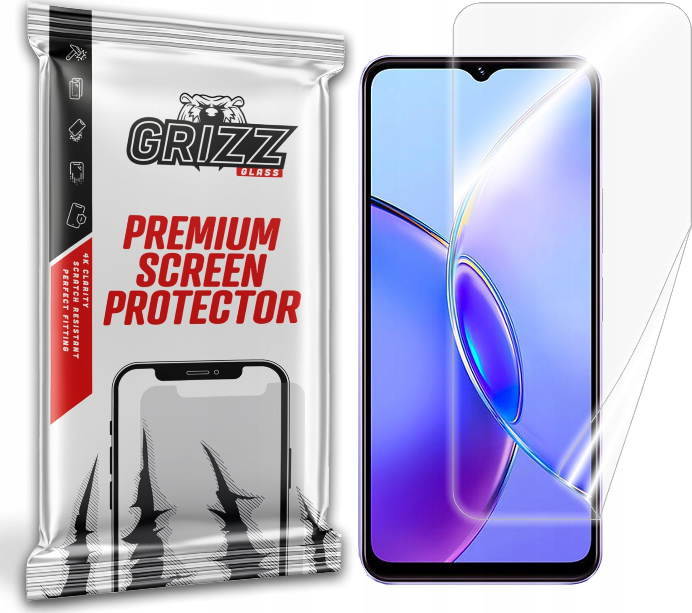 GrizzGlass Folia ceramiczna GrizzGlass CeramicFilm do Vivo Y17s