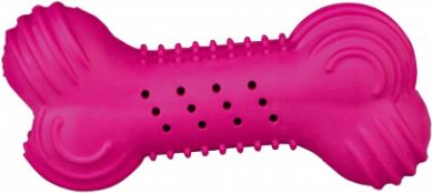 Trixie Szeleszcząca kość , naturalna guma, 18 cm