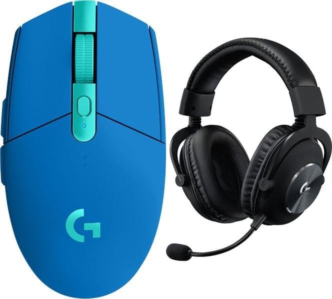 Mysz Logitech G305 Lightspeed (910-006015) + G Pro X Czarne (981-000818)