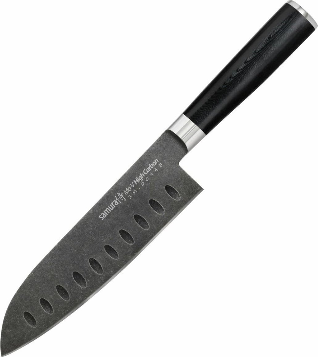 Samura Samura MO-V Stonewash Santoku 180mm.