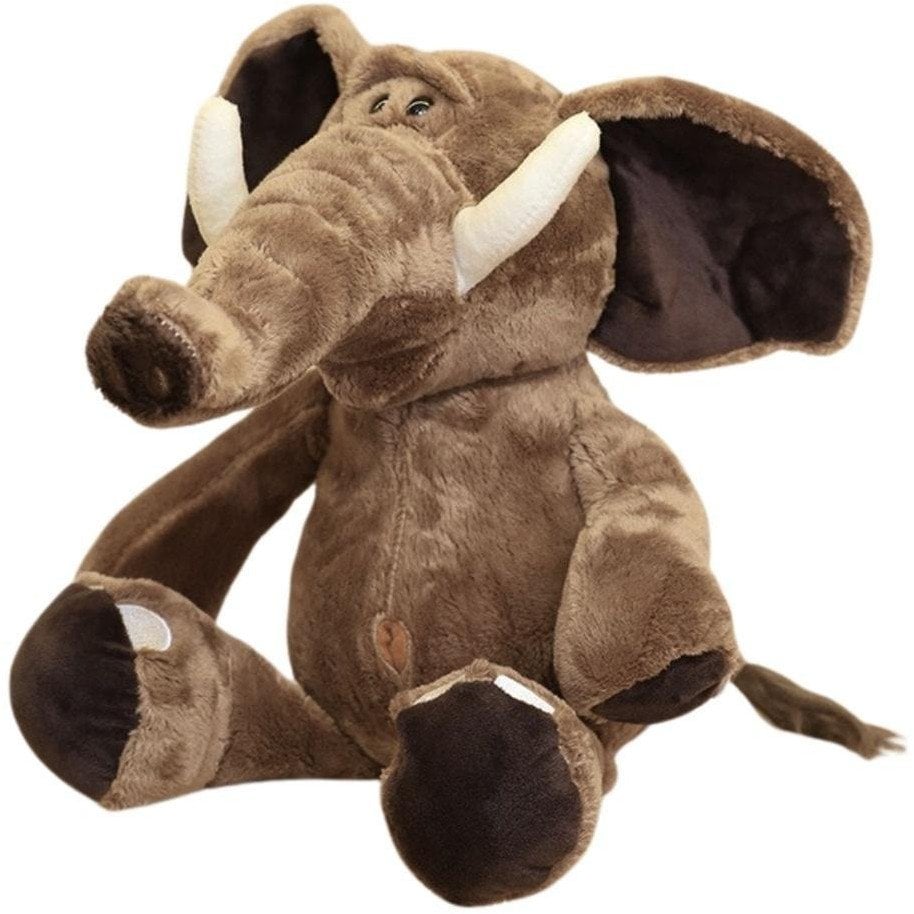 Słoń pluszowy brązowy 22cm