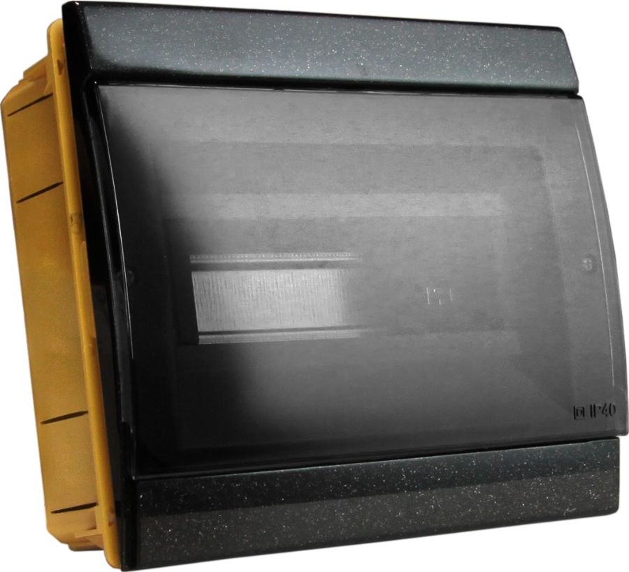 Marlanvil Rozdzielnica podtynkowa 8 modułowa IP40 czarna 970.08.N M-L 0964