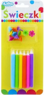 GoDan Świeczki urodzinowe Tęcza