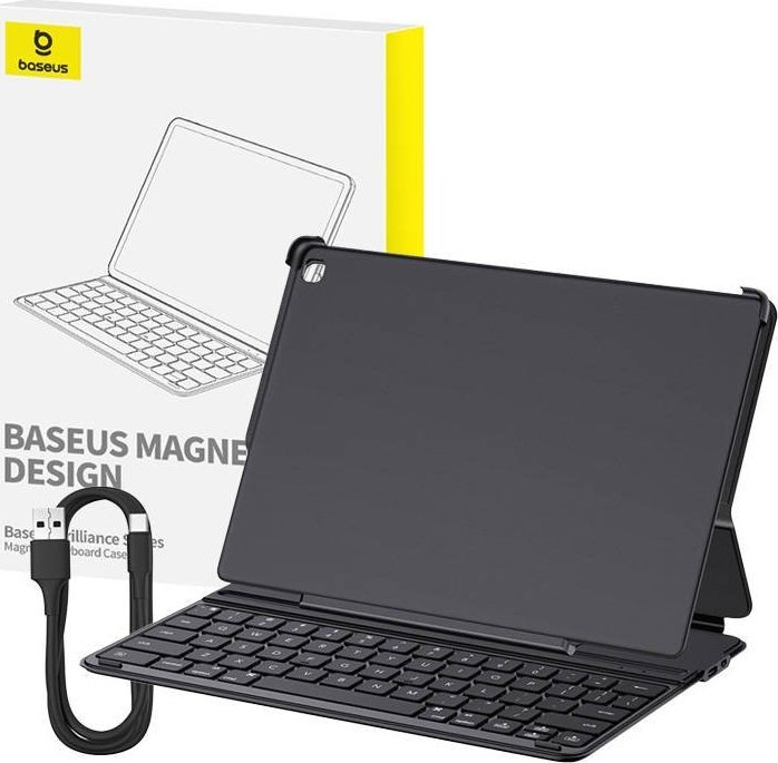 Baseus Magnetyczne etui z klawiaturą Baseus Brilliance Pad 10.2" (czarne)