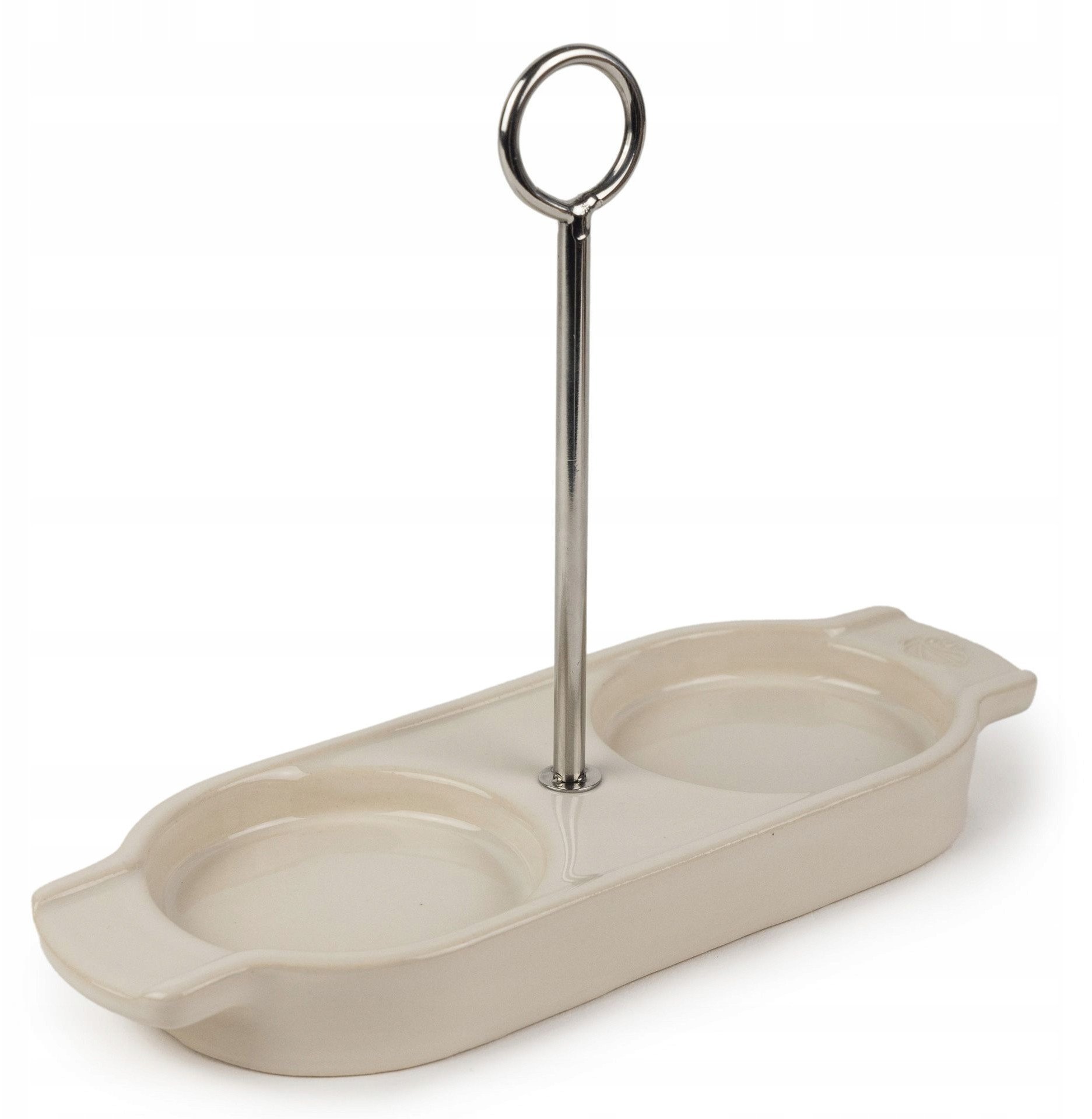 LINEA Podstawka do młynków ceramiczna, ecru