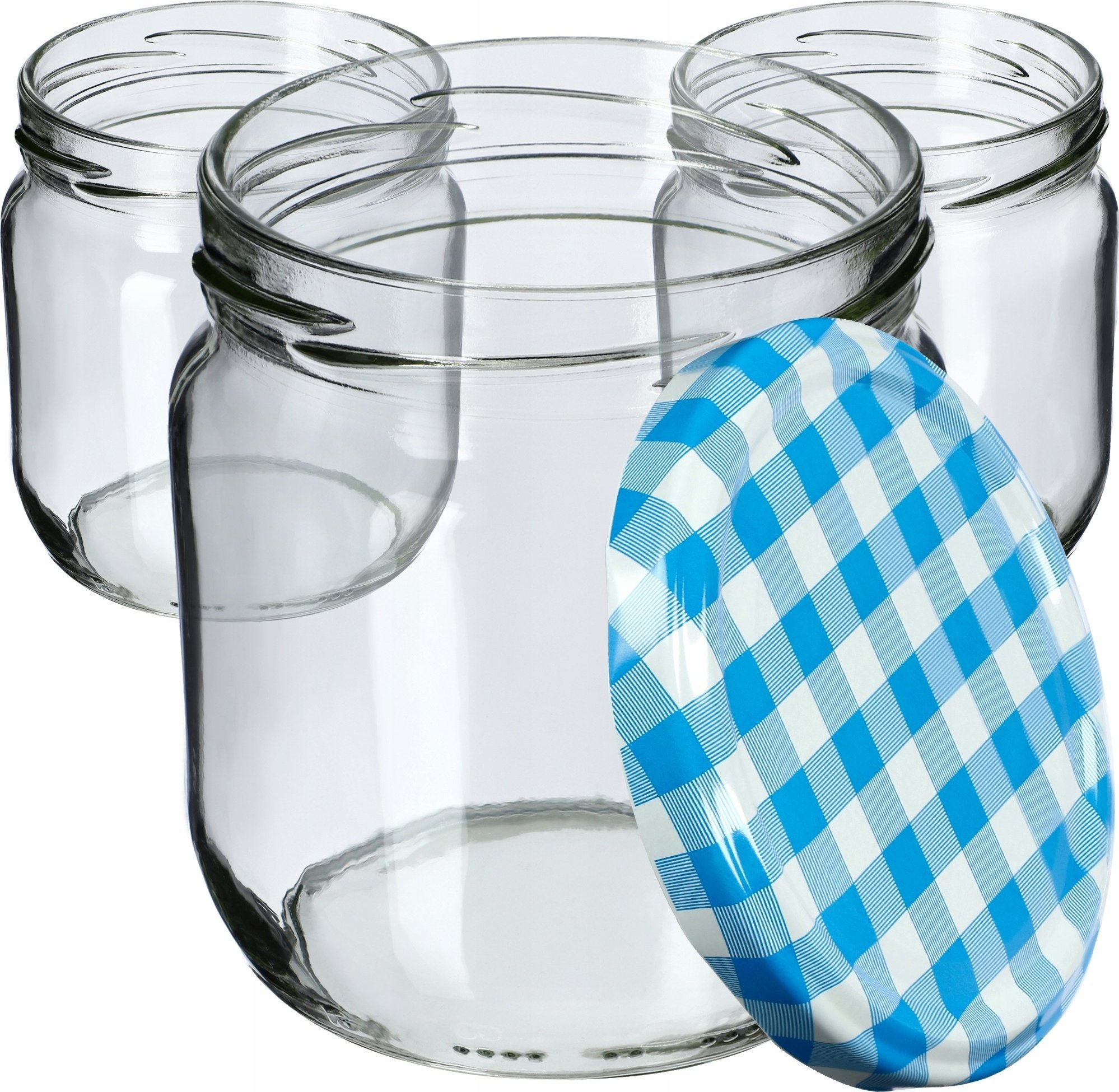 Kadax 48x Słoik 425ml Słoiki Na Przetwory Zakrętka fi82