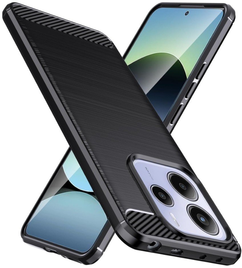 Etui pancerne Supero TPU Carbon do Redmi Note 14 4G, czarne