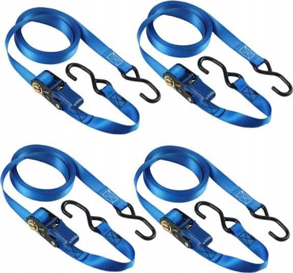 MasterLock Master Lock 4 Ratchet tie-down with S-Hooks 5m blue 4367EURDAT
