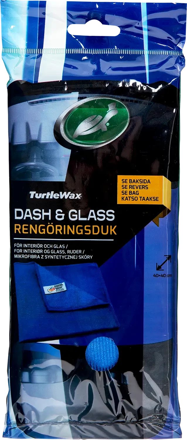 Dash & Glass klud 40x40cm - Blå -