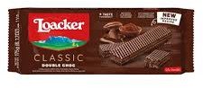 Loacker Wafle czekoladowe Double Choc. 175g -