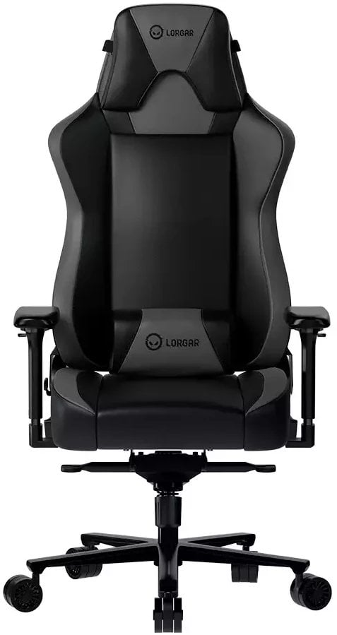 LORGAR Base 311 Gaming chair PU eco-leather 1.8 mm metal frame multiblock mechanism 4D armrests 5 Star aluminum base Class-4 gas lif