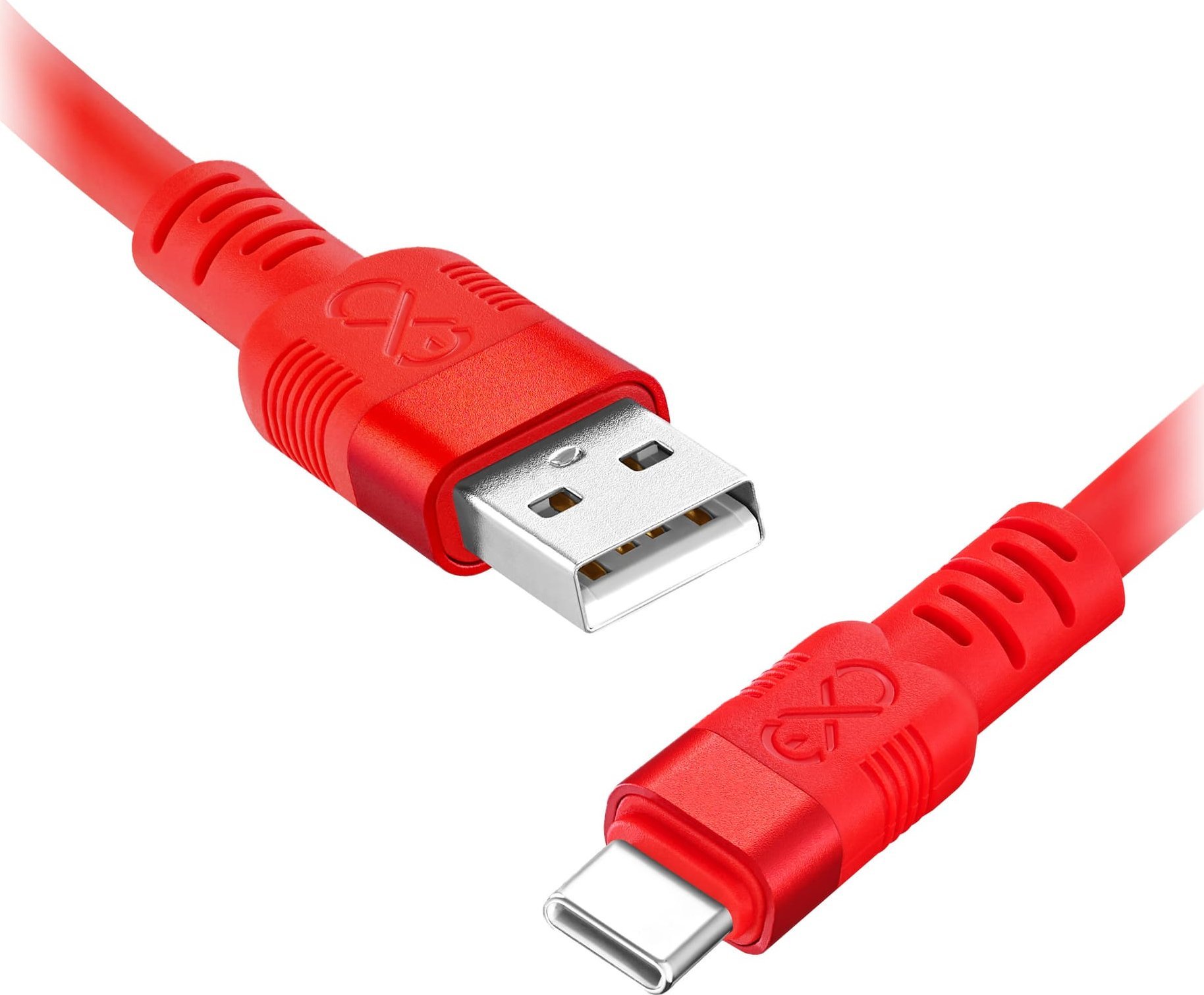 Kabel USB Orno USB-A - USB-C 2 m Czerwony (CABEXCWHPUSBC2.0NMIX)