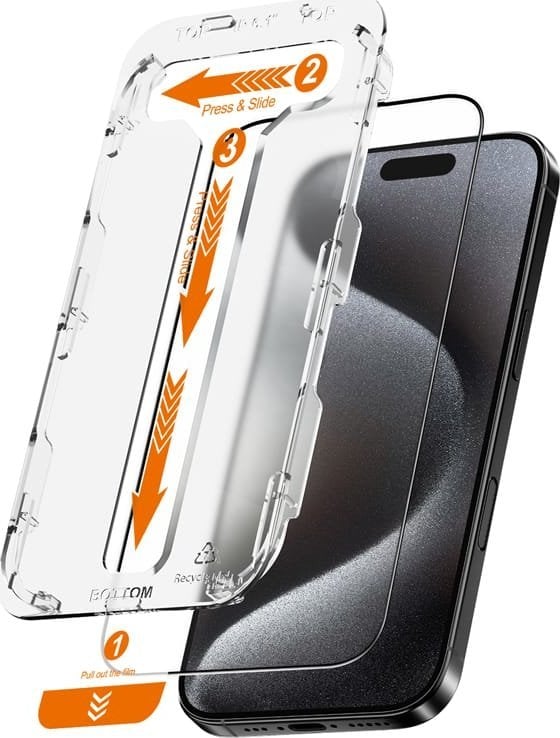 Crong Szkło hartowane Crong EasyShield Apple iPhone 16 Pro [2 PACK]