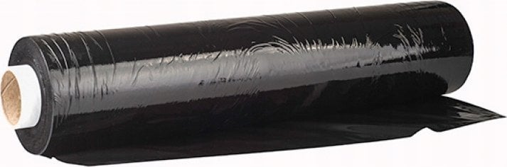 Folia stretch Office Products Folia stretch OFFICE PRODUCTS RĘCZNA, 3,0kg netto, szer. 500mm, gr. 23µm, czarna